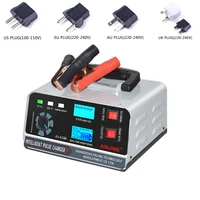 Smart Battery Charger 12V 24V Automotive Battery Charger 400W Trickle Smart Pulse Repair For Car Truck Boat Motorcycle