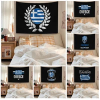 greece greek national flags chart tapestry japanese wall tapestry anime ins home decor