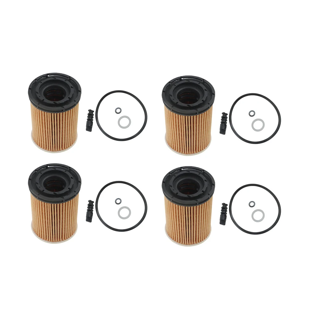 

Enhance engine protection easy installation 4Pcs Engine Oil Filter for Genesis GV70 GV80 G80 2021 2023 263502T000