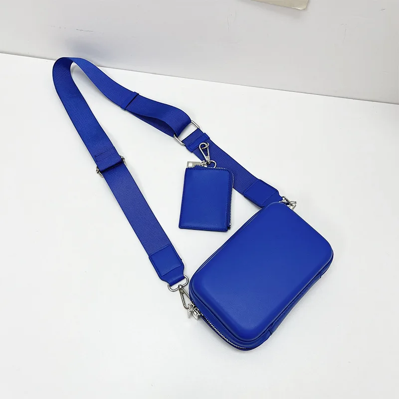 Women's Small Square Bag Casual Versatile Solid Zipper Crossbody Bag Simple Light Single Shoulder Strap Female Shoulder Bag
