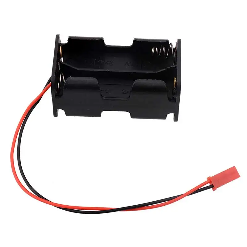 30pcs/lot MasterFire Plastic Battery Holder for 4 x AA 6V Batteries Storage Box Case Shell Dual Layers With JST Plug