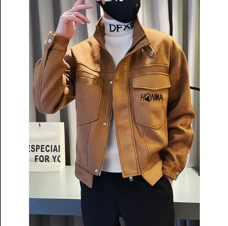 

2023 spring zip jacket high quality golf jacket cardigan golf jacket pilot jacket outdoor sports jacket cycling jacket