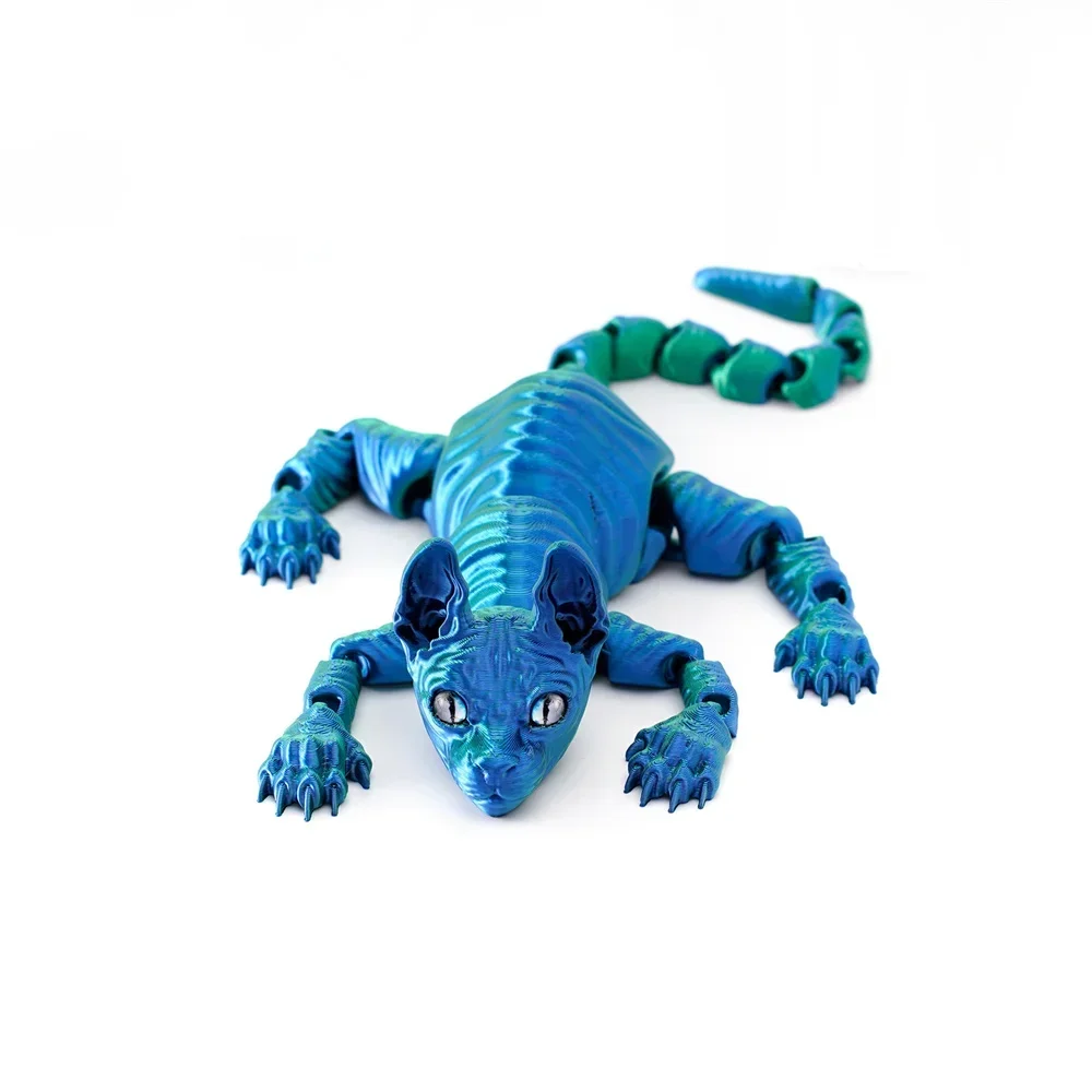 

Миниатюрная пластиковая фигурка кошки сфинкса