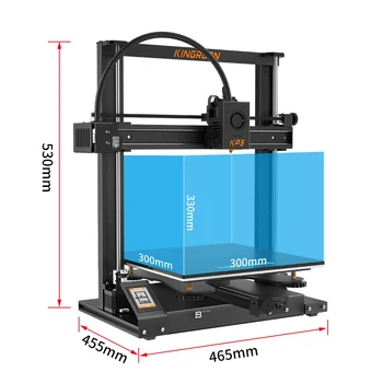 KINGROON KP3S KP3S PRO KP5L FDM 3D Printer Kit High Precision with Resume Power Off  Printing Professional DIY 3D Printers 5
