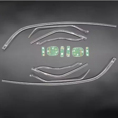 

Светодиодные фары DRL, направляющая пластина дневного света, трубка, источник света для Audi A4 A4L B9 S4 2017 2018 2019 Angel Eyes