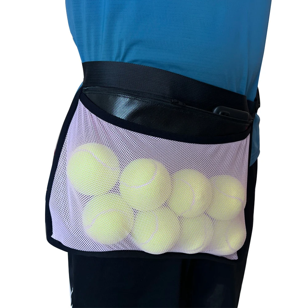 Golf Ball Storage Ball Waist Bag Outdoor Sports 1PCS About 104g Black New Oxford Cloth Tennis And Racket Sports
