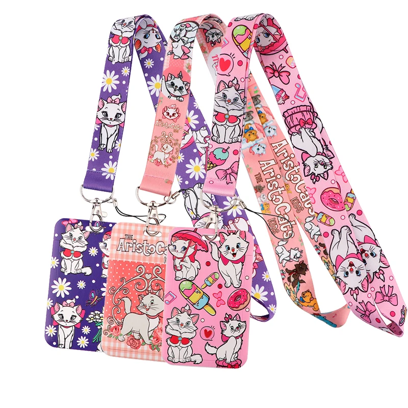 Ремешок на шею для ключей D1030, аксессуары для брелоков, для удостоверения личности, кредитных карт