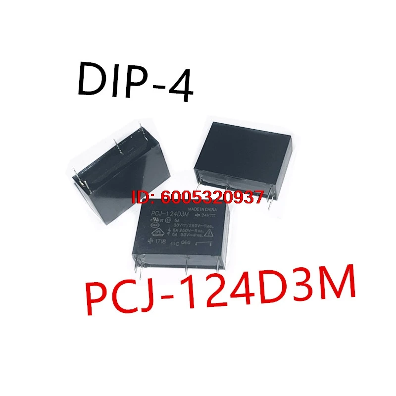 Фото 10 штук: PCJ-105D3M, PCJ-112D3M, PCJ-124D3M, PCJ-105D3MH, PCJ-112D3MH-WG DIP-4. Новые силовые реле. №5