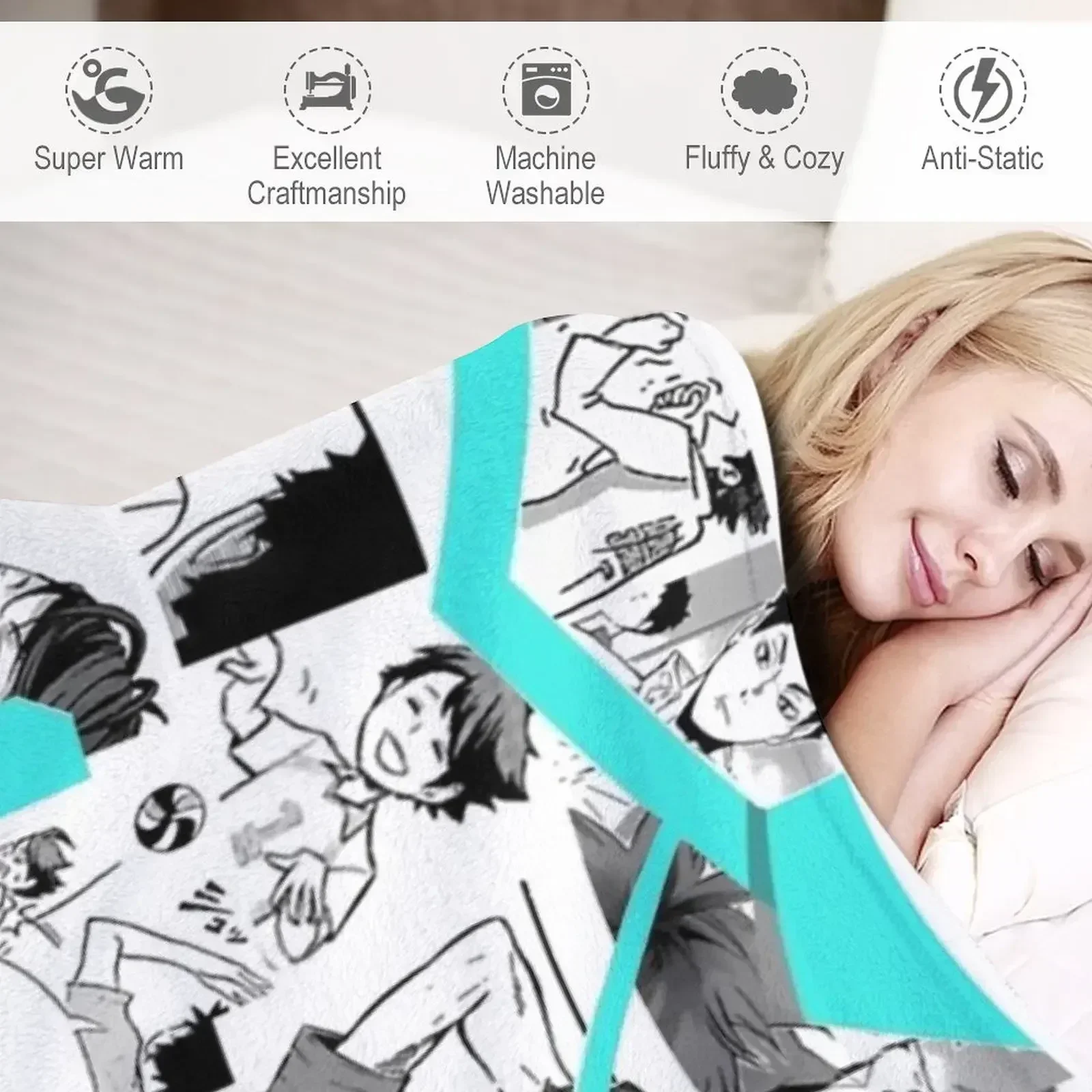 Одеяло из джерси oikawa теплое декоративное одеяло для кроватей одеяла диванов