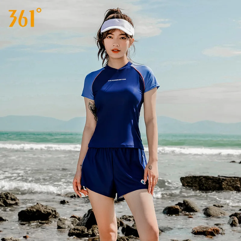 361° Ladies Water Sport Push Up Bikini SwimSuit Two Pieces Quick-drying Spandex Athletic Surfing Paded Bathing Beach Wear images - 6