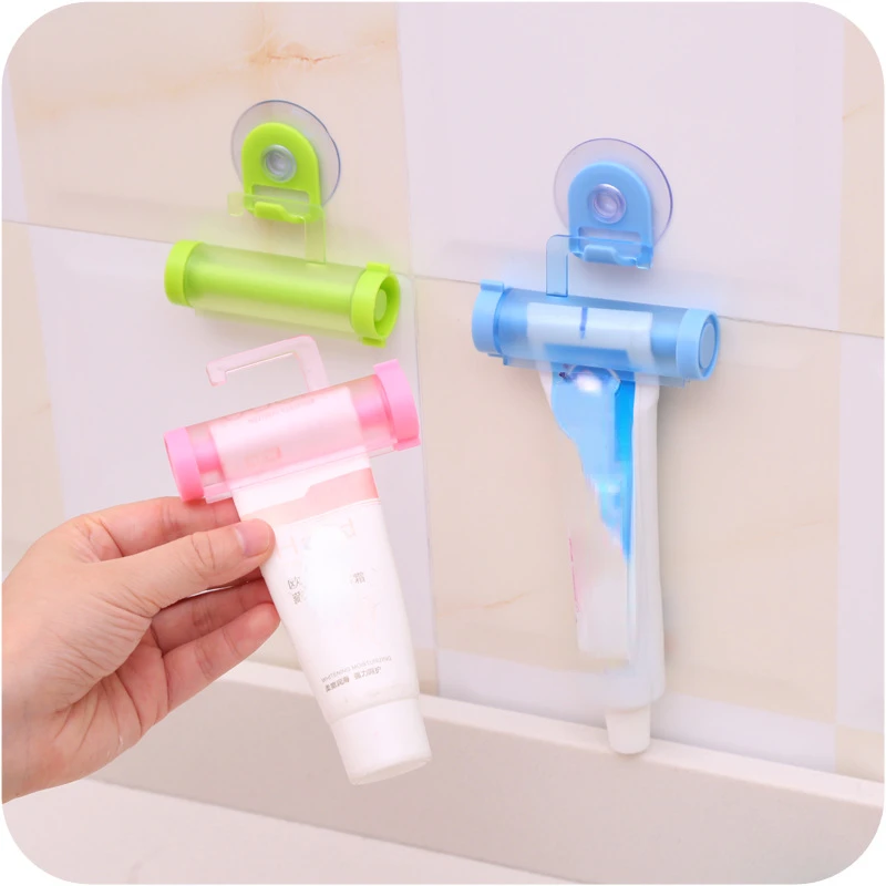 

2023NEW cup hook roll squeezing toothpaste dispenser squeezer toothpaste dispenser toothpaste holder bathroom accessories