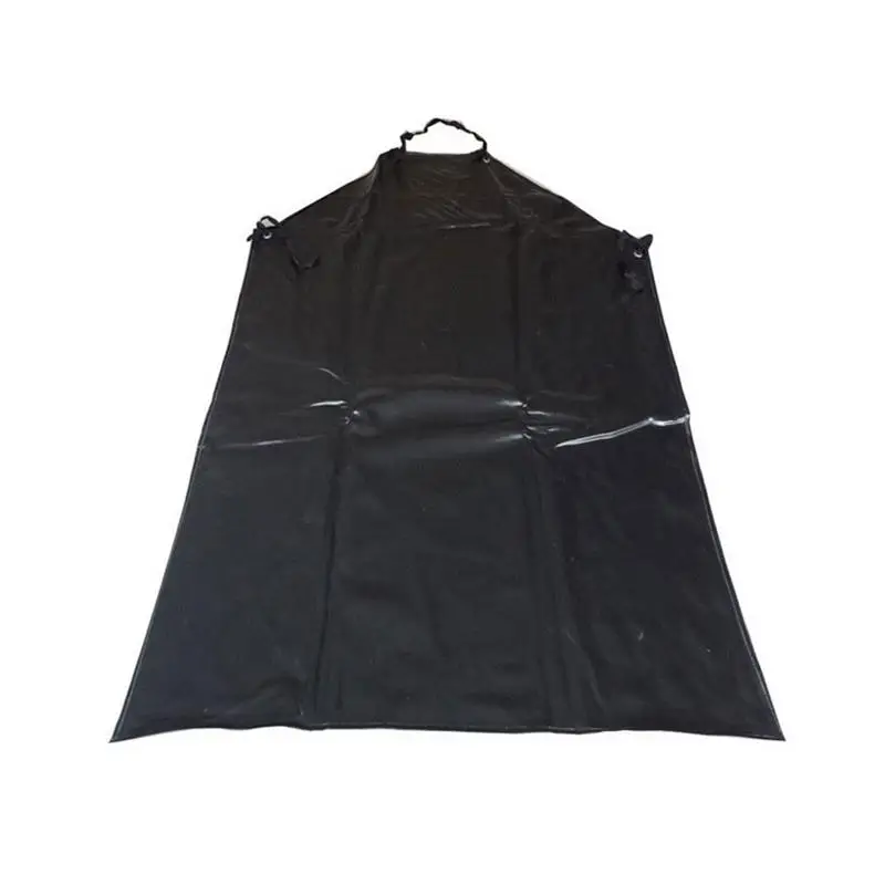

Waterproof AntiOil Leather Apron Chef Apron Thickening Long Acid And Alkali Antifouling Oilproof Restaurant Cooking Chef Apron