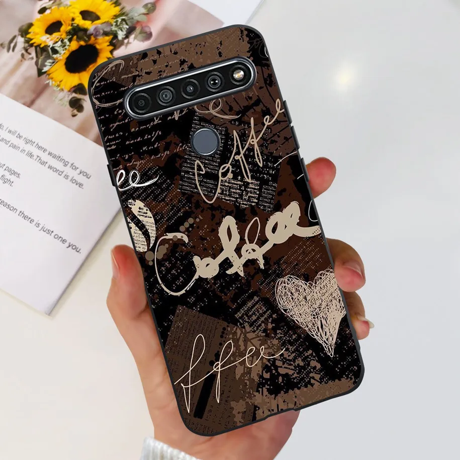 Чехол для LG K41s 2020 Φ LMK410EMW чехол противоударный цветок мягкий силиконовый черный