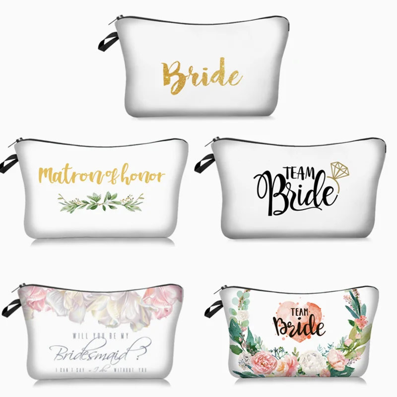 

1 шт., Подарочная сумка для макияжа невесты, свадебное украшение подружки невесты, украшение для вечеринки невесты, девичника, девичника-C