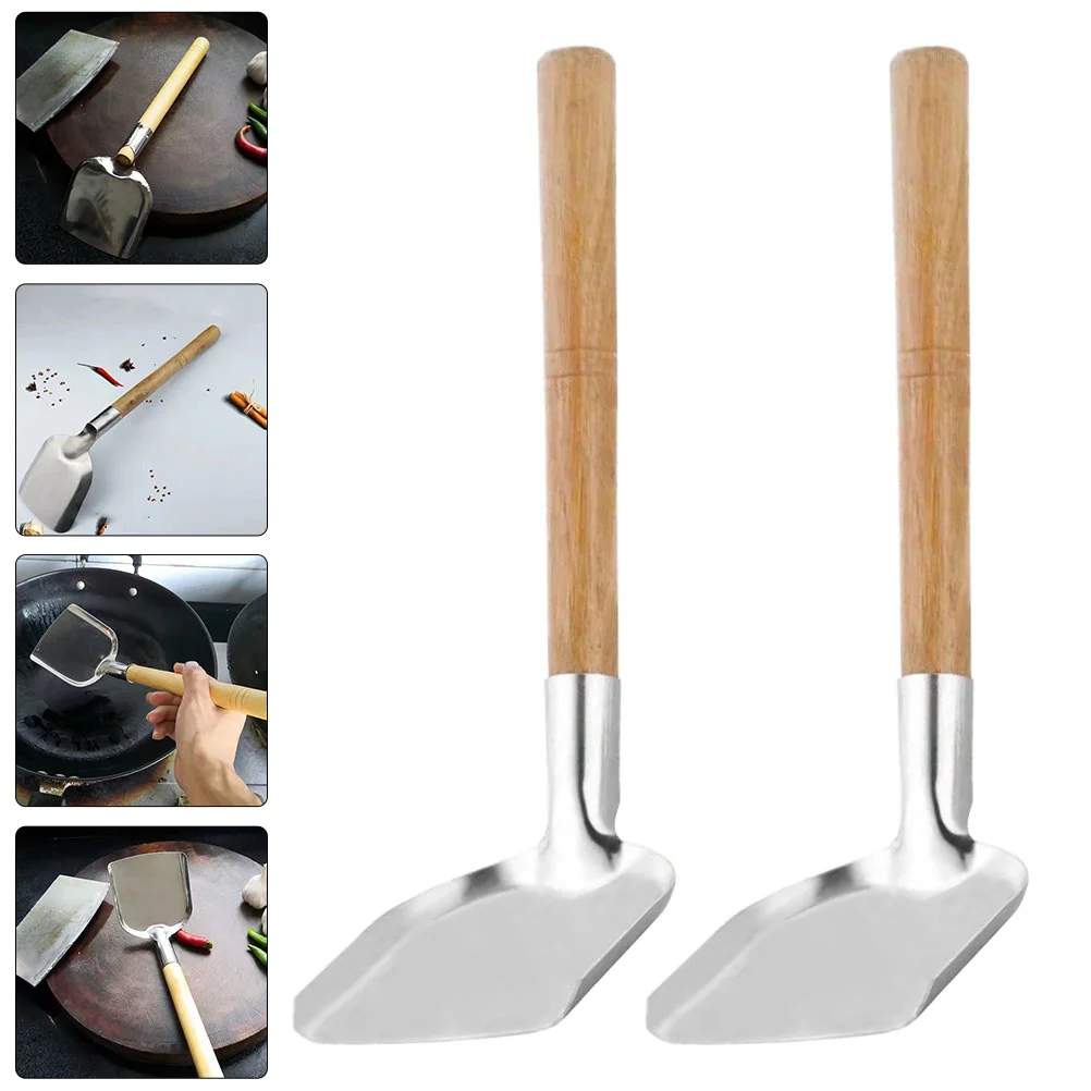 

Spatula Wok Turner Cooking Metal Kitchen Utensilsutensil Pancake Baking Spatulas Egg Chinese Steel Flipper Stainlesssteak