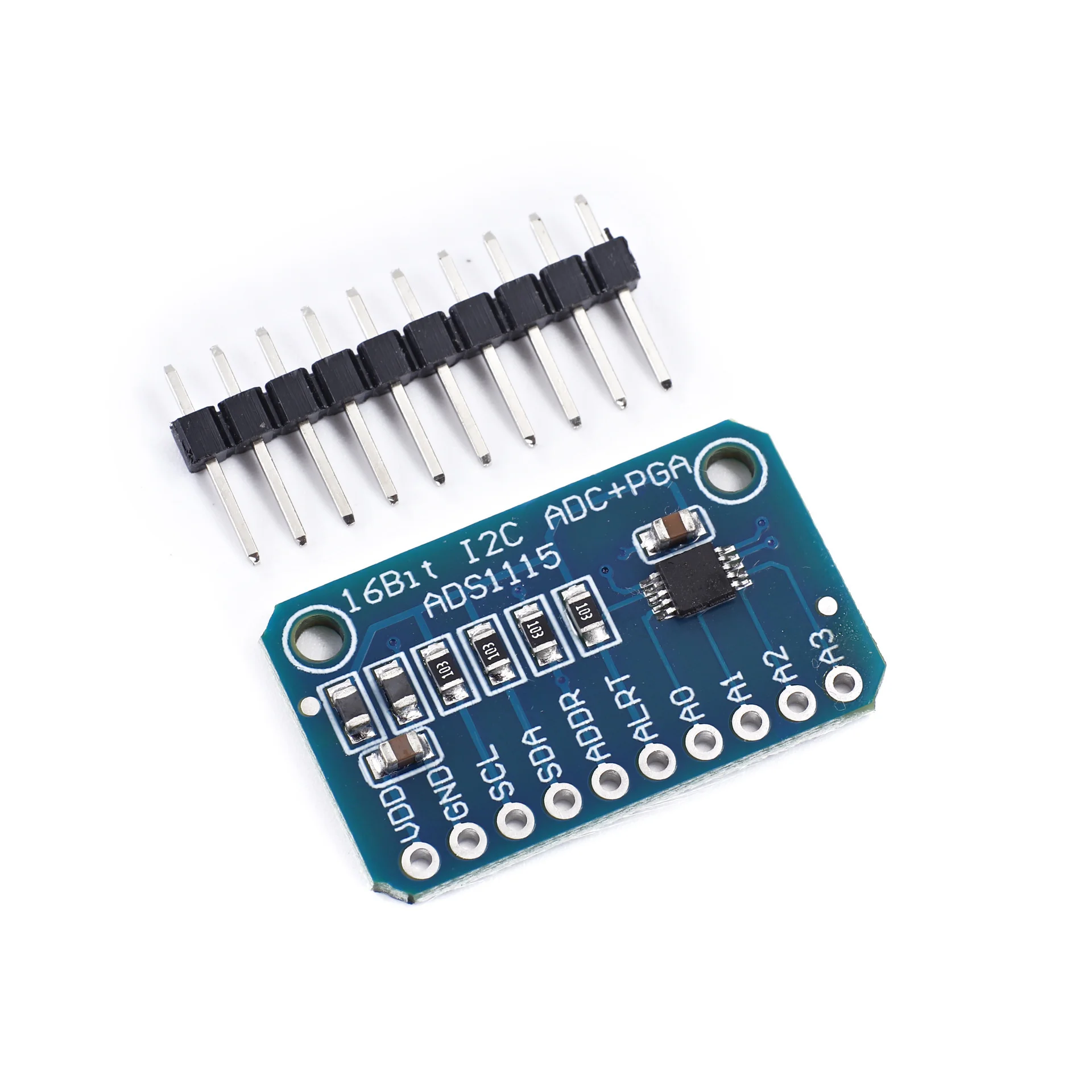 

DHL 50Pcs 16 Bit I2C ADS1115 Module ADC 4 Channel With Pro Gain Amplifier RPi