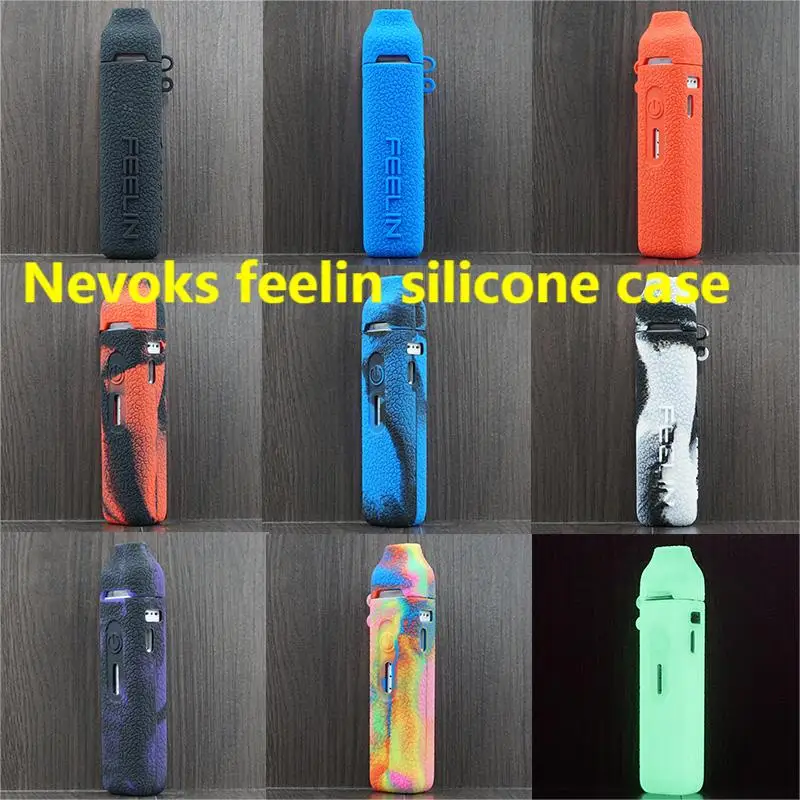 

New soft silicone protective case for Nevoks feelin no e-cigarette only case rubber sleeve shield wrap skin 10 pcs