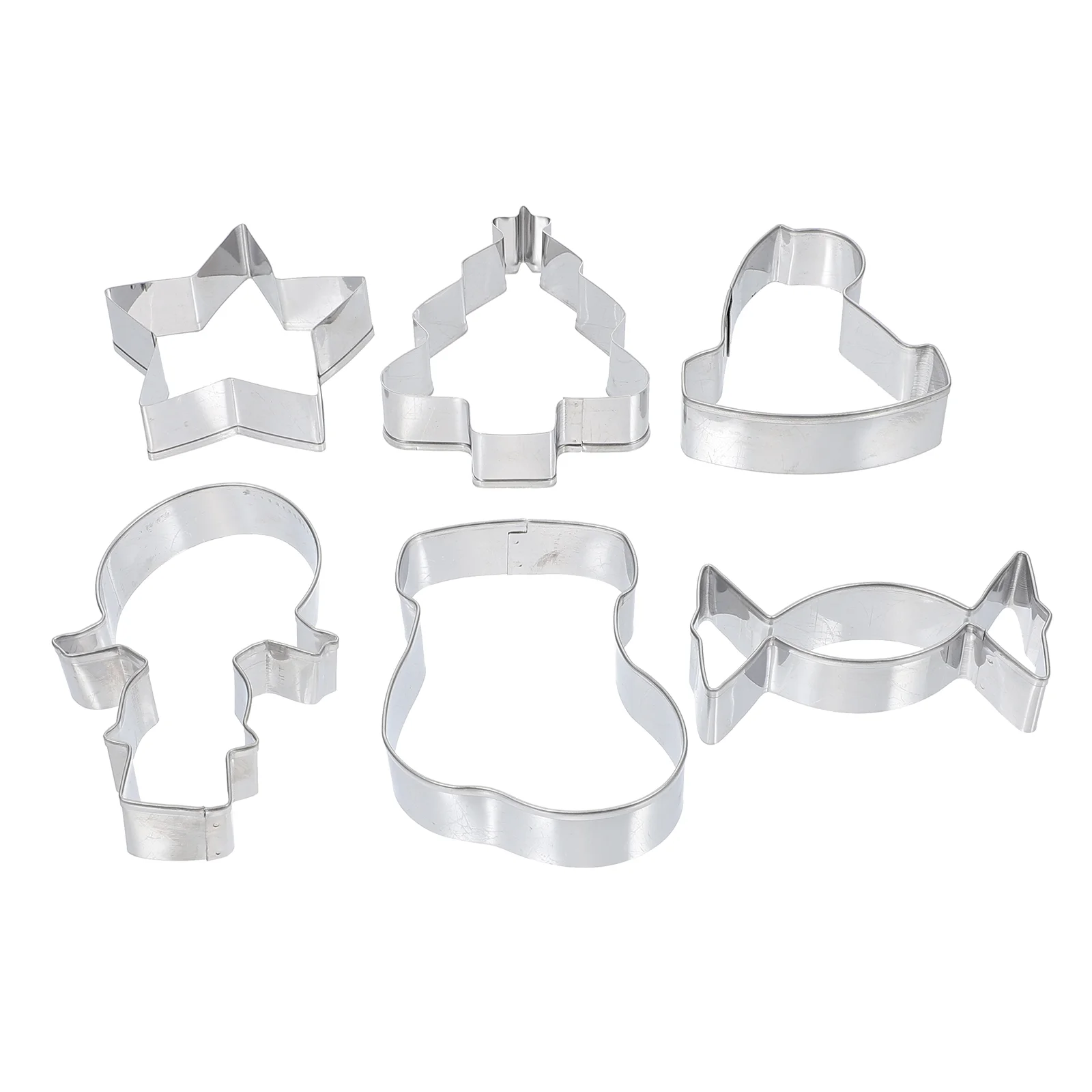 

6pcs Christmas Molds Creative Biscuit Molds Supplies )