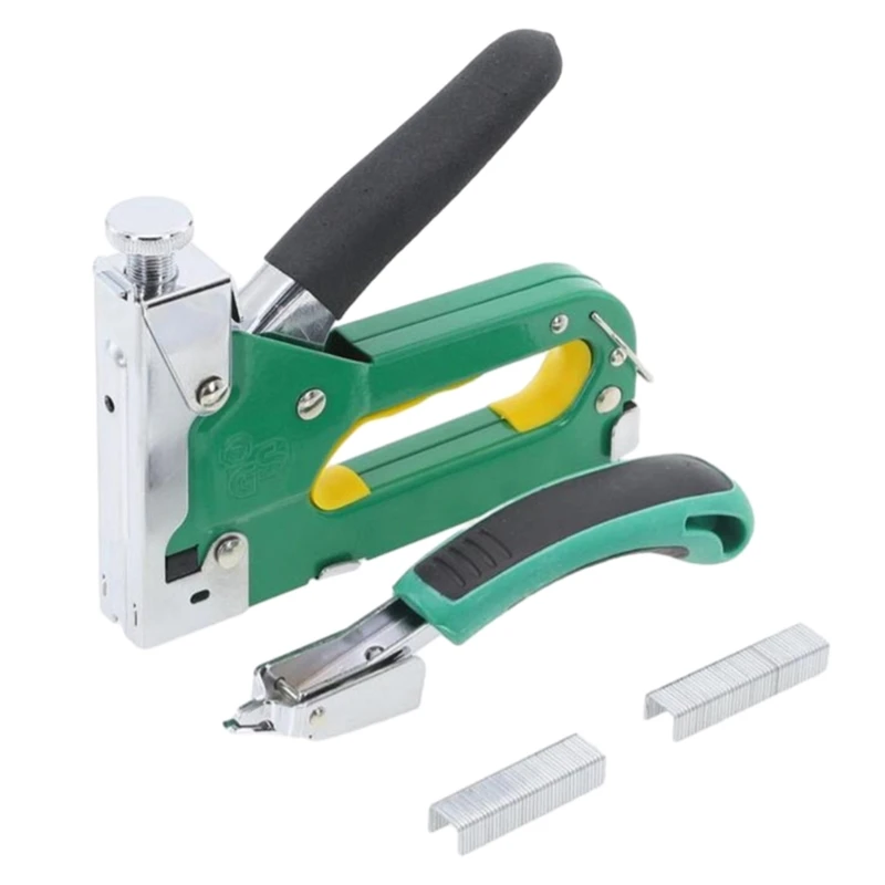 Durability Staple Gun Manual Stapler for General Repairs, Crafts Alloy Steel Manual Staple Gun Comfort and Ease of Use