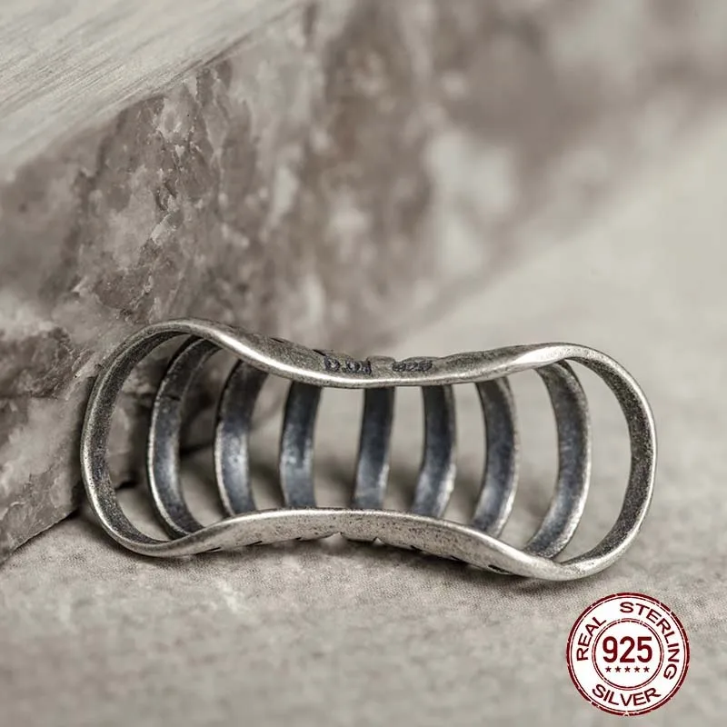 HelloLook Зажим для хрящевого хряща 925 Стерлинговое серебро Классический круглый уличный хип-хоп рок Не проколотые серьги Ювелирные изделия.