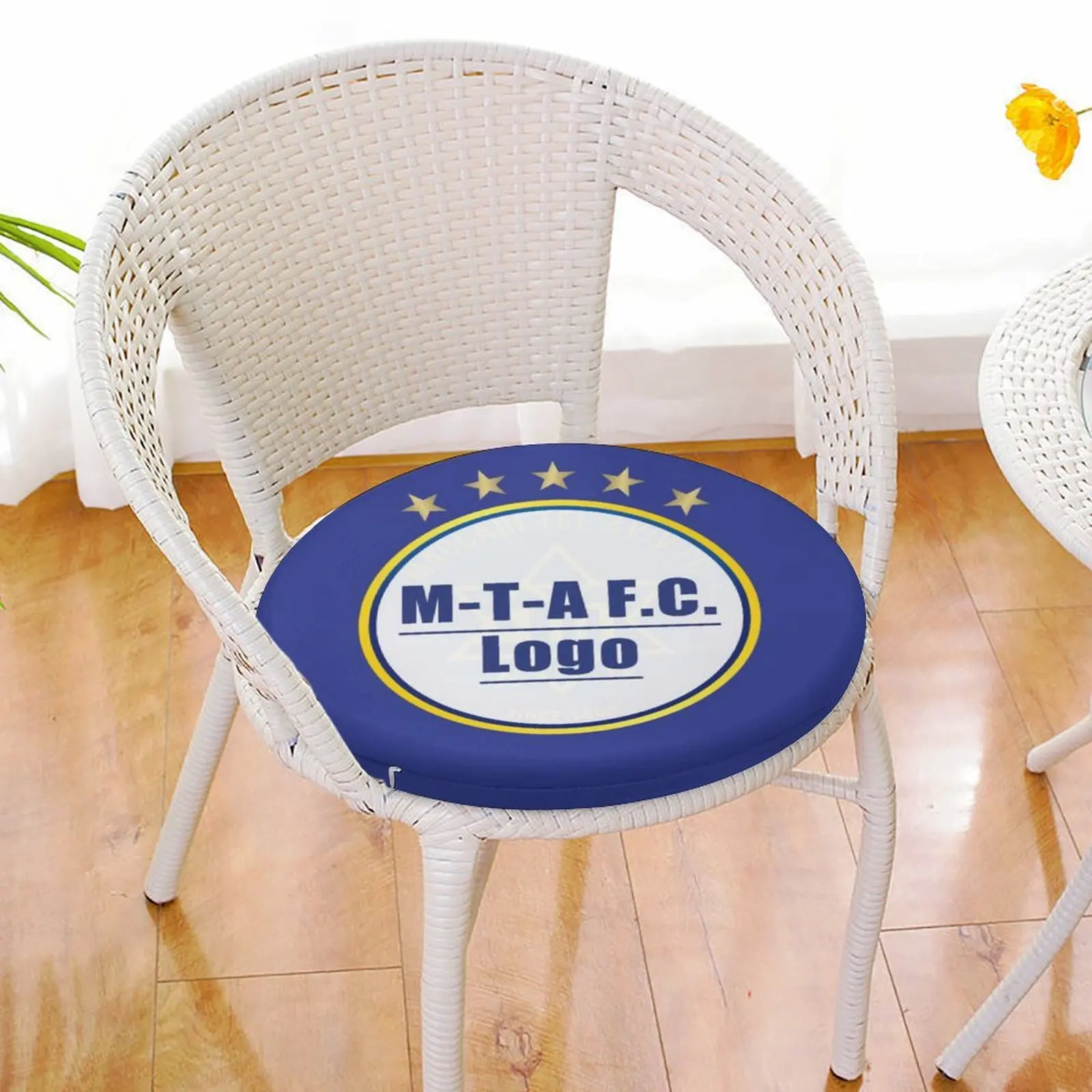 Израиль Маккаби Тель Авив Круглая подушка сиденья Медленный отскок Пена с