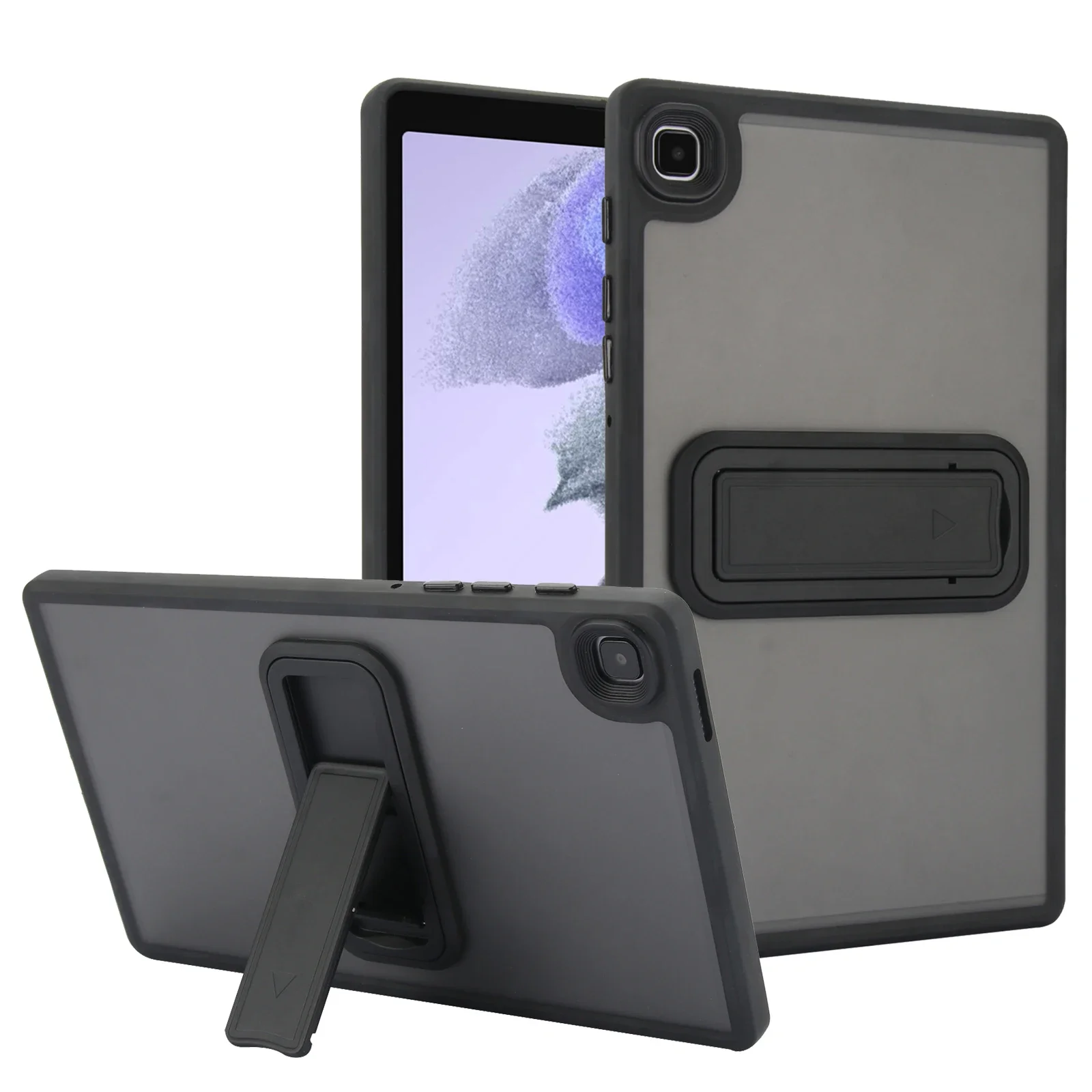Фото Защитный чехол на заднюю панель с кронштейном-подставкой для Samsung Tab A7 A8 LITE A9 S6 A9 Funda для T225 T220 X110 X115 P615 X200 X210 №1