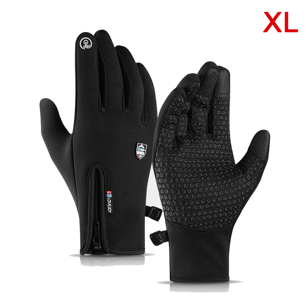 

Ridding Gloves Fleece Lined Ski Windproof Thermal Cycling Touch Screen