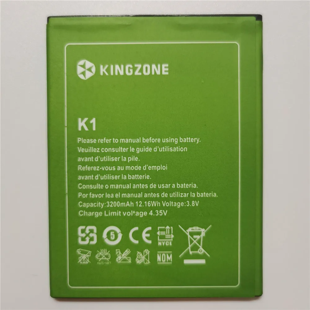 

New Kingzone k1 Battery 3200mAh Li-ion Replacement Battery For kingzone k1 / K1 Turbo pro phone battery