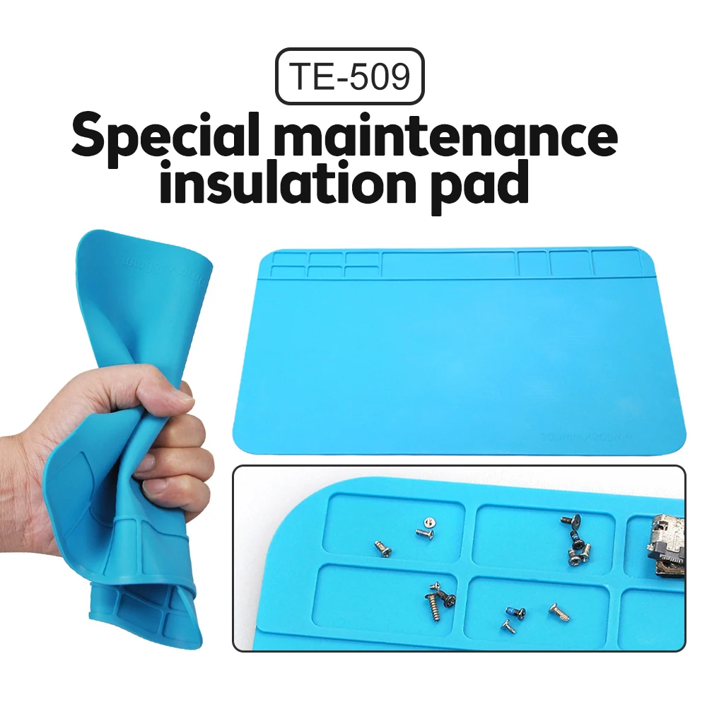 

Working Repair Heat-resistant Soldering Soldering Electronic Gun Repair Iron Mat Heat 30x20cm Insulation Mat Heat Station Mat