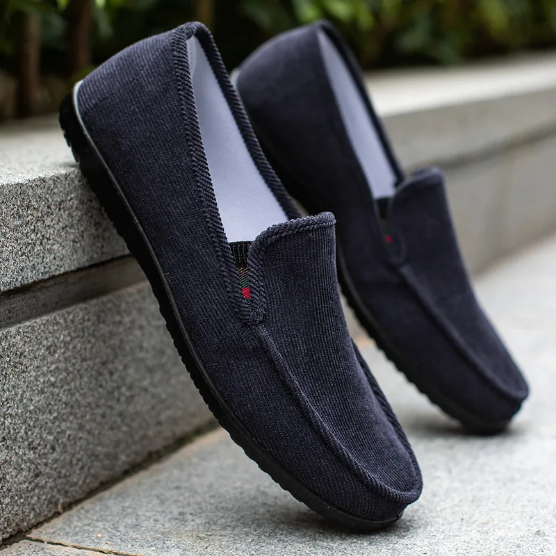 

Summer Breathable Canvas Shoes Men Loafers Slip On Light Sneakers Comfty Casual Men Shoes Lightweight Flats Men Walking Zapatos