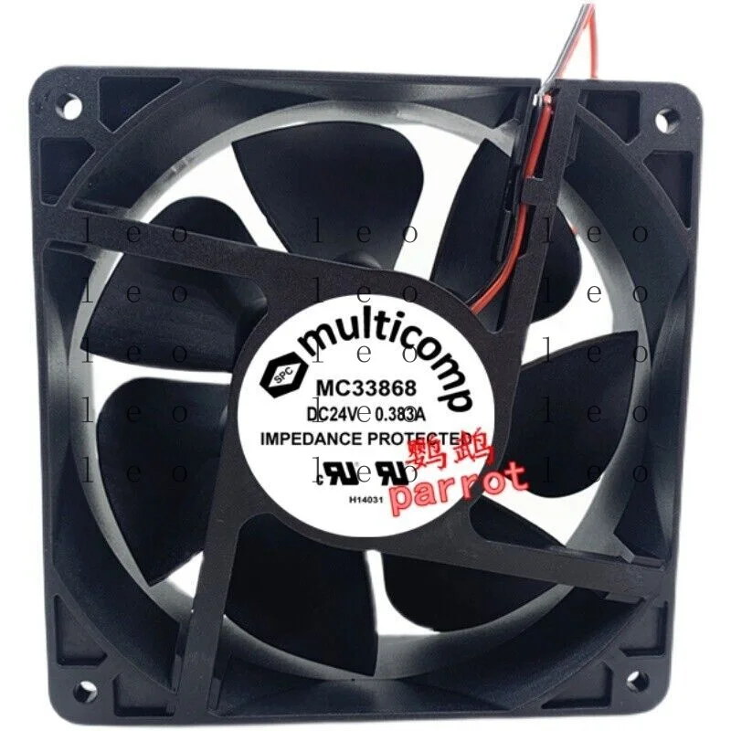 GG 1 шт. Новый вентилятор охлаждения MC33868 DC24V 0.383A 12CM 12038 с 2 проводами (art.: 3920d8fb8ce83) - 3920d8fb8ce83