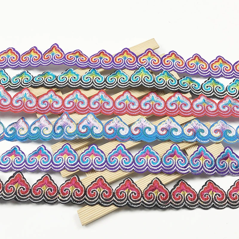 

5 ярдов, кружевная жаккардовая тесьма в этническом стиле