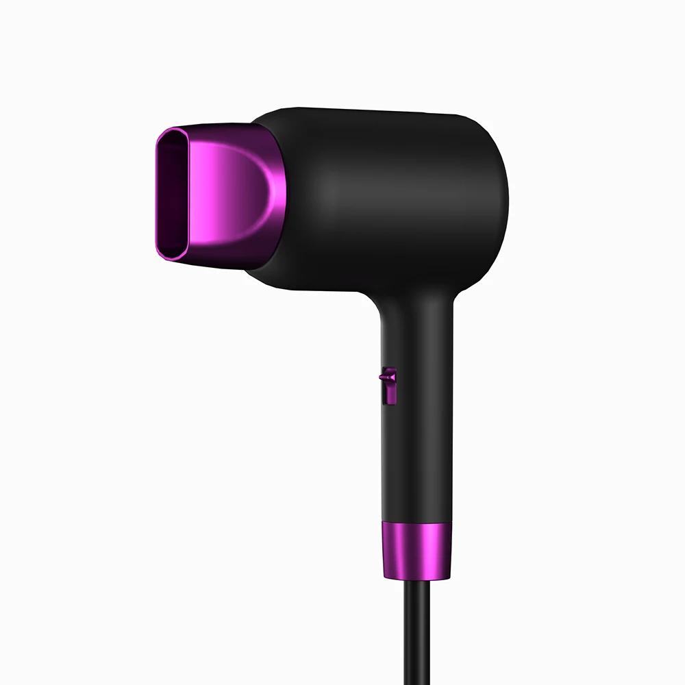 Hair Dryer 1250W Blu-ray Ionic Blow Dyer Household Performance Blower with Cool Shot Fast Drying and Nozzles Styles | Бытовая техника