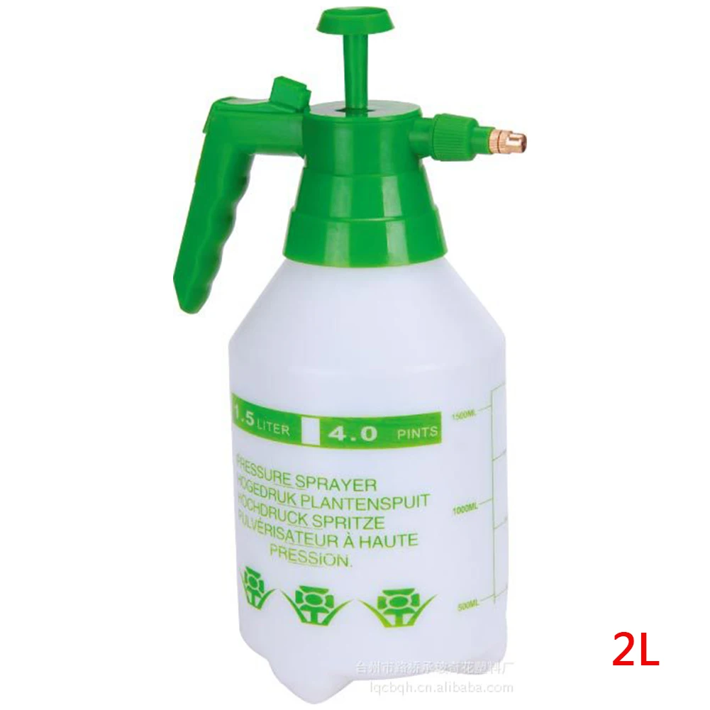 

Transparent Pneumatic 2L Watering Sprayer Can Gardening Tools Manual