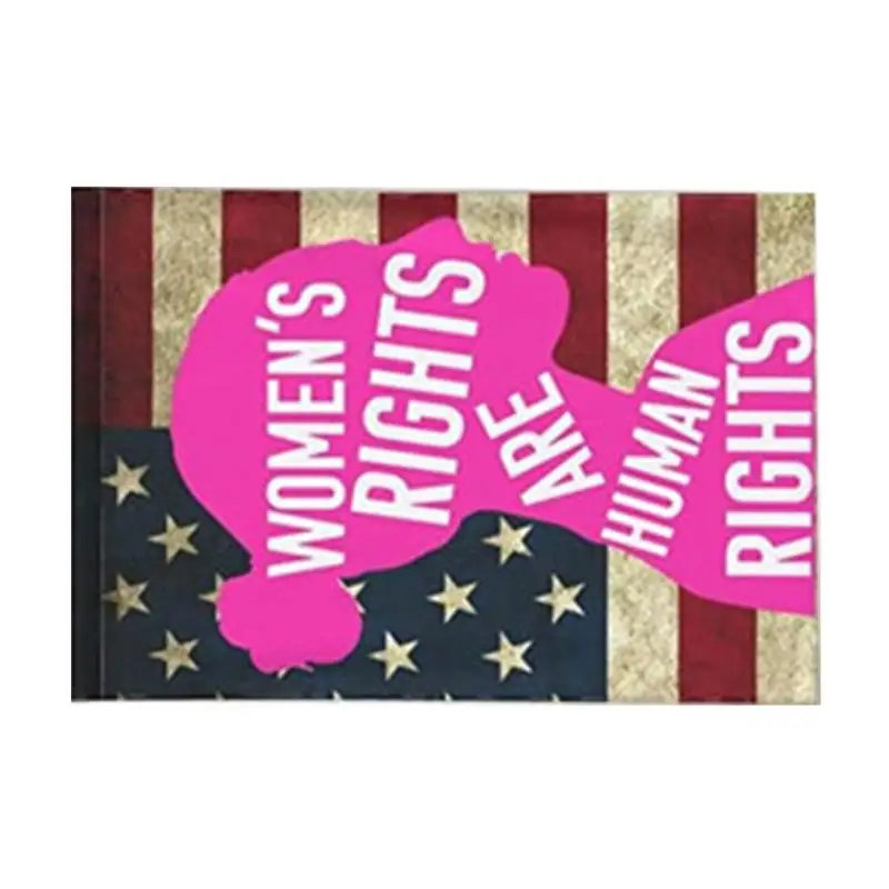 

Womens Rights Yard Sign Feminism Outdoor Flag 18*12IN For Womens Rights Weatherproof Universal Outside Flag Anti Fade Polyester