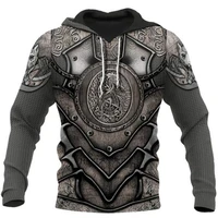 fashion 3d printed knight medieval armor men hoodies knights templar harajuku hooded sweatshirt unisex casual jacket hoodie tops