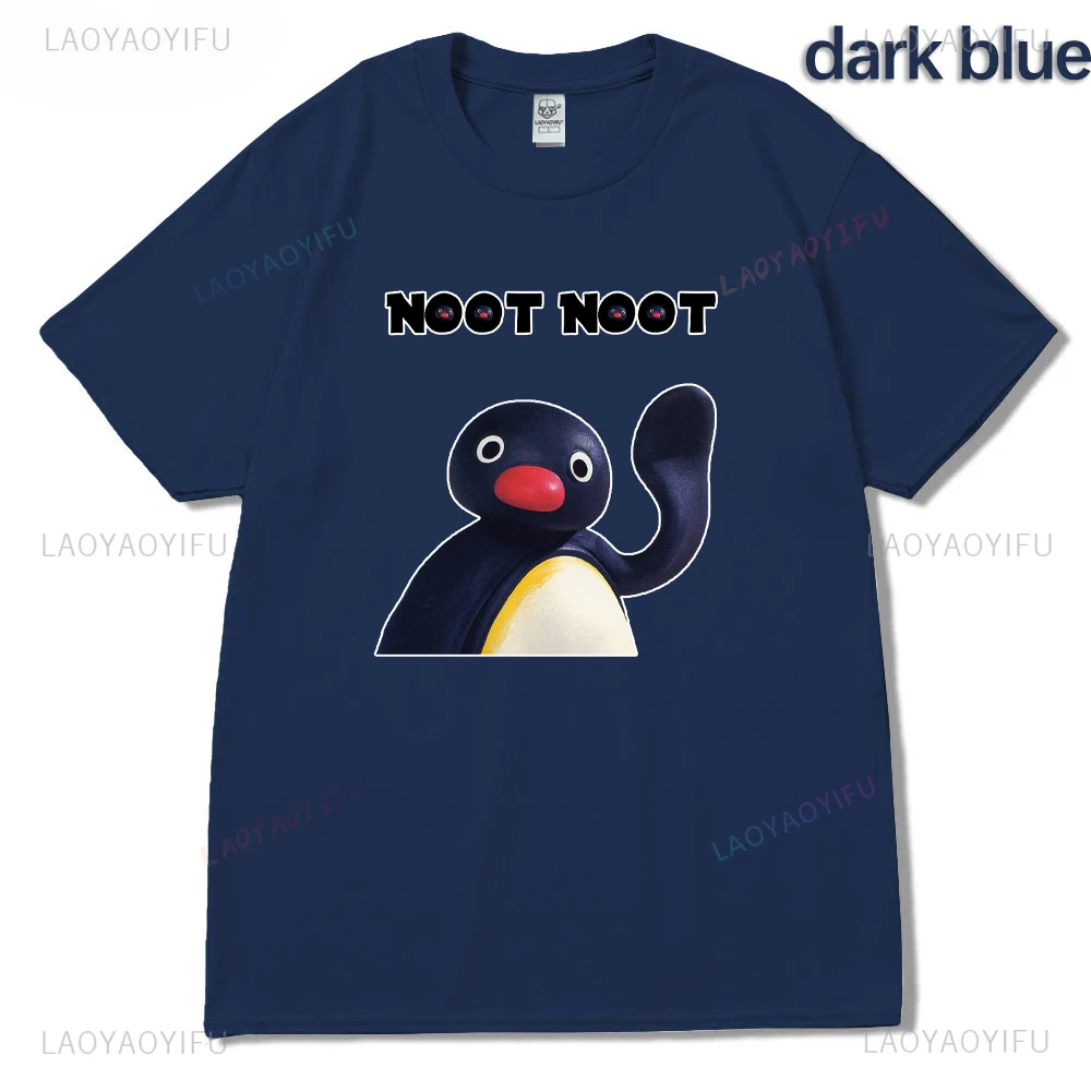 Ретро мультфильм Noot Pingu Pinga Penguin TV модные женские футболки с круглым вырезом и