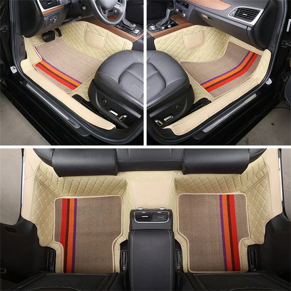 Custom Fit Car Floor Mat Accessories Interior ECO Material for 98% 2 rows Five Seats Over 2000 Models Both Left and Right Drive images - 6