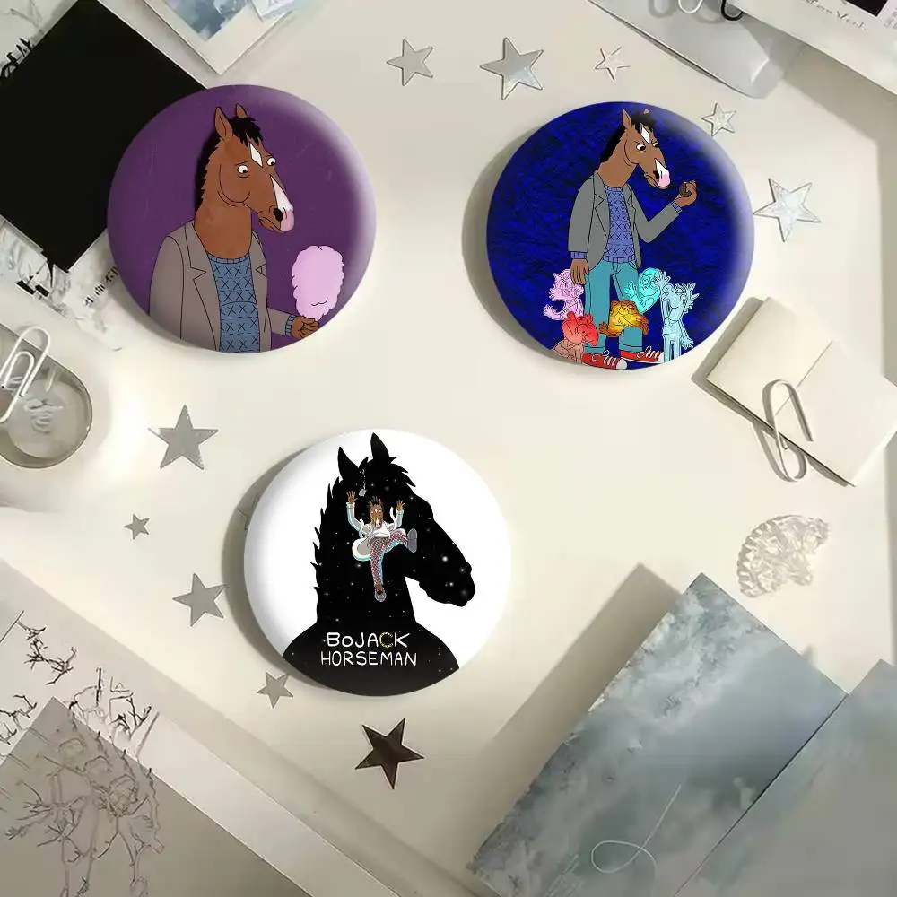 Фото Броши B-BoJack Horsemans, мультяшные значки, аксессуары для рюкзаков и головных уборов, подарок для друга №2