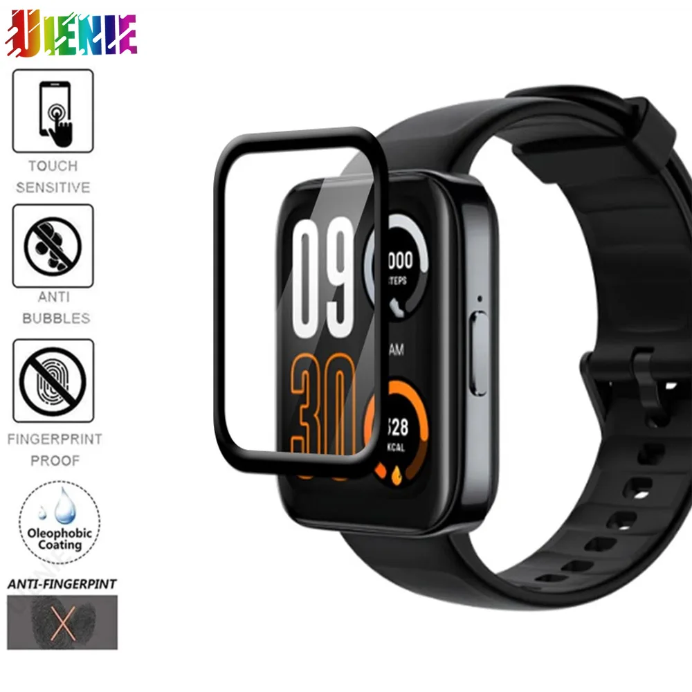 

New 3D Curved Protection Film Anti-fingerprint Anti-scratch Full Coverage Curved Smart Watch Screen Protector For Realme Watch 3