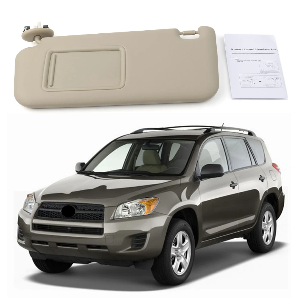 Автомобильный бежевый солнцезащитный козырек RAV4 для Toyota Rav 4 2006 2007 2008 2009 2010 левая