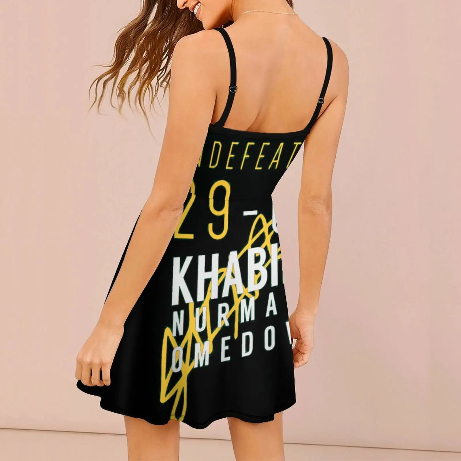 Экзотическое Khabib Nurmagomedov непобежденные стринги 29 0 Khabibg женское платье на