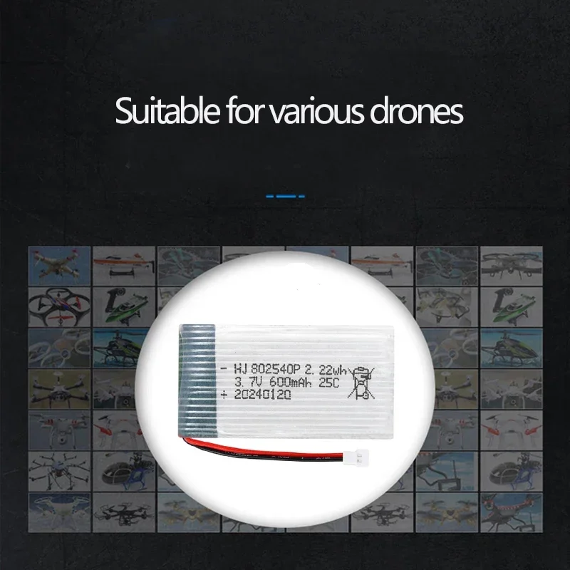 SYMA X5C X5C-1 литиевая батарея 3 7 В 600 мАч для X5SW X6SW H9D H5C запасные части квадрокоптера