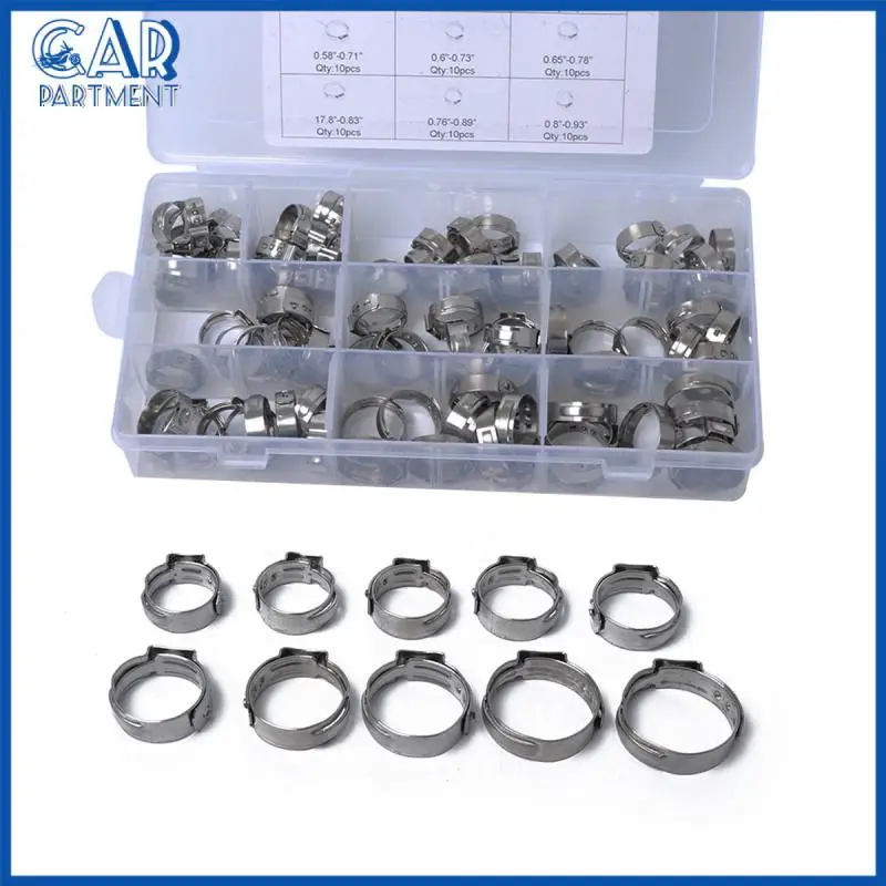 

Набор зажимов для шланга из нержавеющей стали, 12,8-23,5 мм