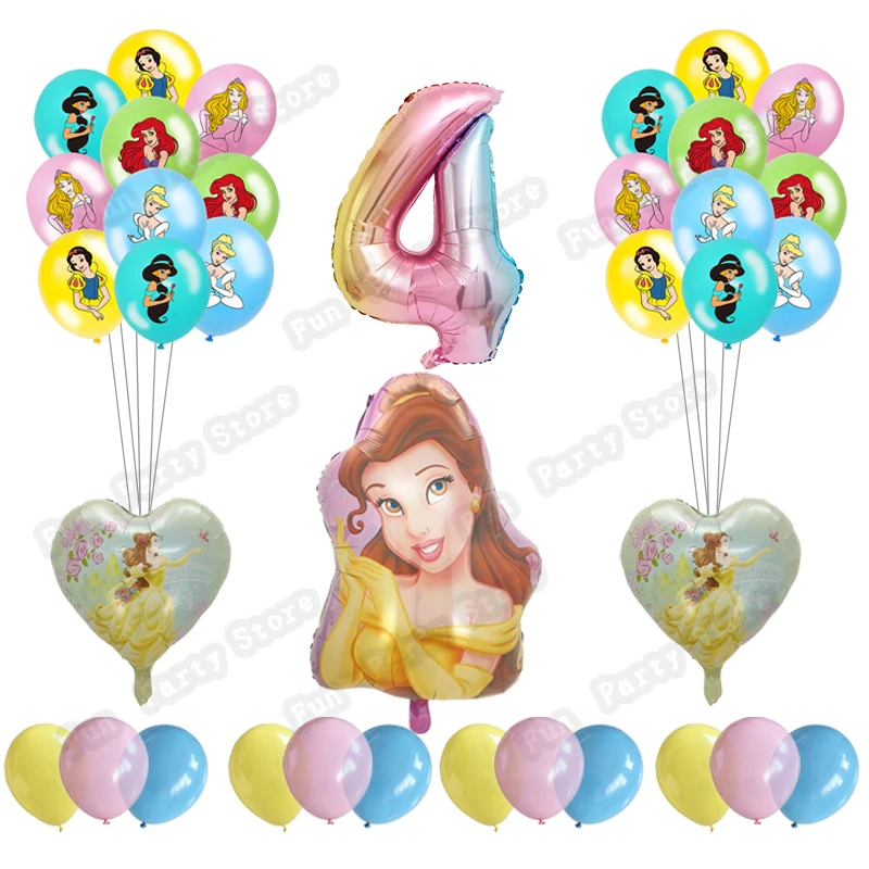 Воздушный шар Красавица и чудовище тематический воздушный принцессы Белль для