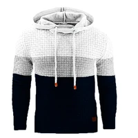 autumn and winter new european and american mens jacquard sweater long sleeved hoodie sweatshirt casual pullover jacket