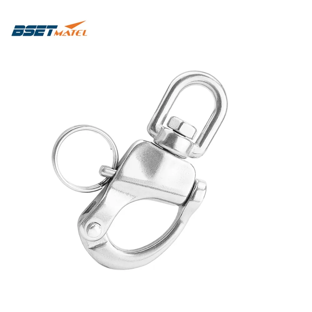 

316 Stainless Steel Swivel snap Shackle Quick Release Boat Anchor Chain Eye Shackle Swivel Snap Hook for Marine Architectural