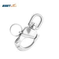 316 stainless steel swivel snap shackle quick release boat anchor chain eye shackle swivel snap hook for marine architectural