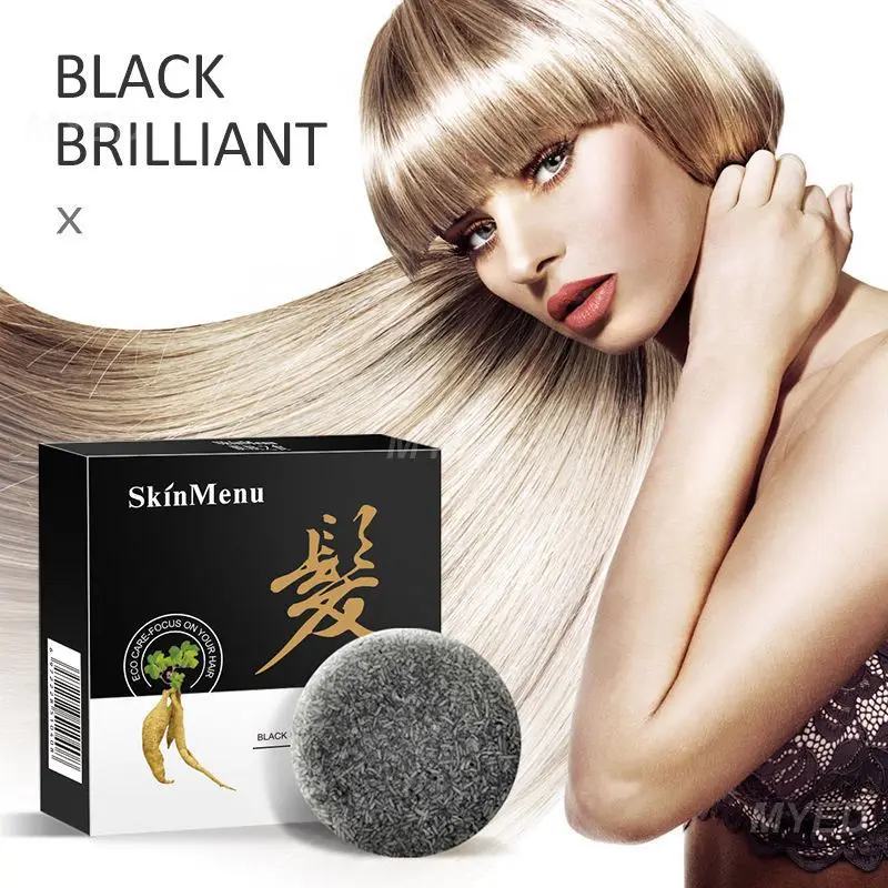 

Успокаивающее мыло для кожи головы с кунжутом, 55 г