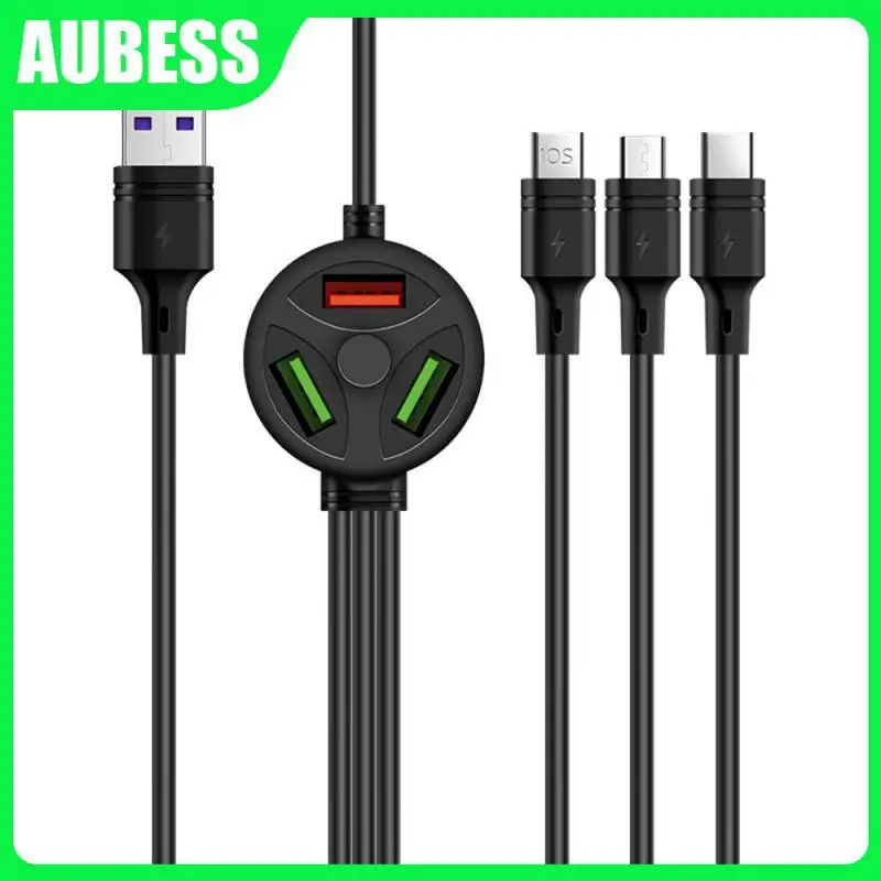 

Регулируемый Многофункциональный Usb-кабель 6 в 1, 120 см